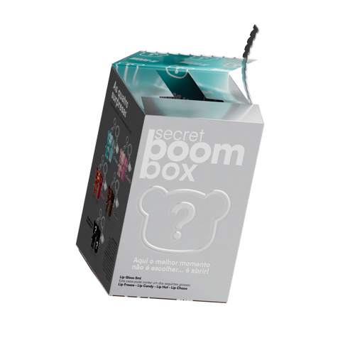 SECRET BOOM BOX GLOSS + BOMMIE + CHAVEIRO